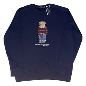 NWT POLO RUGBY BEAR RALPH LAUREN SWEATSHIRT SZ XL